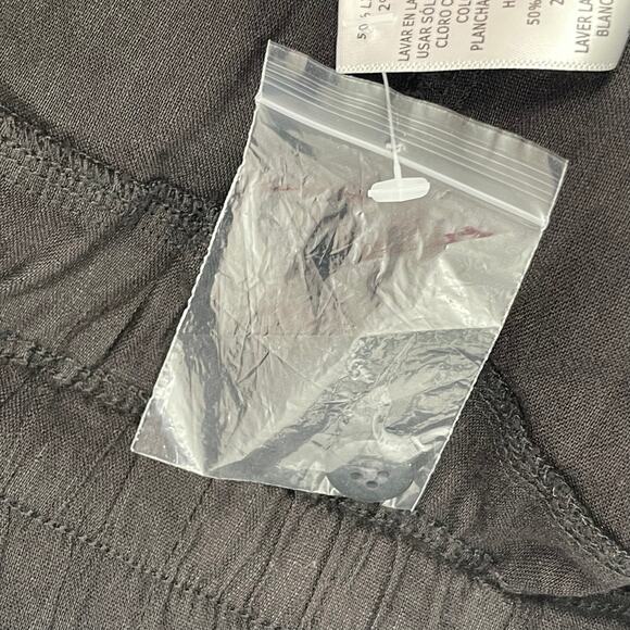 KUT FROM THE KLOTH Pants Size 2X Linen Blend Smocked Drawstring Pockets NWT - Picture 13 of 15